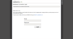 Desktop Screenshot of connection.saddleback.com